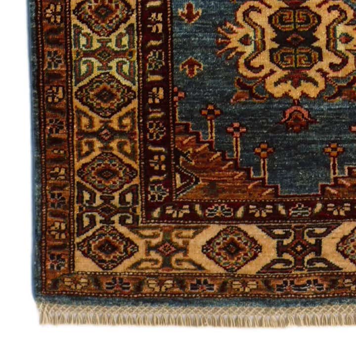 2' 9 x 10' 11 Hand Knotted Kazak Runner Rug