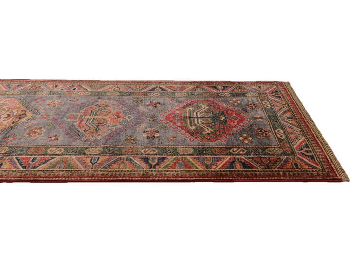 2' 10 x 10' Hand Knotted Kazak Runner Rug