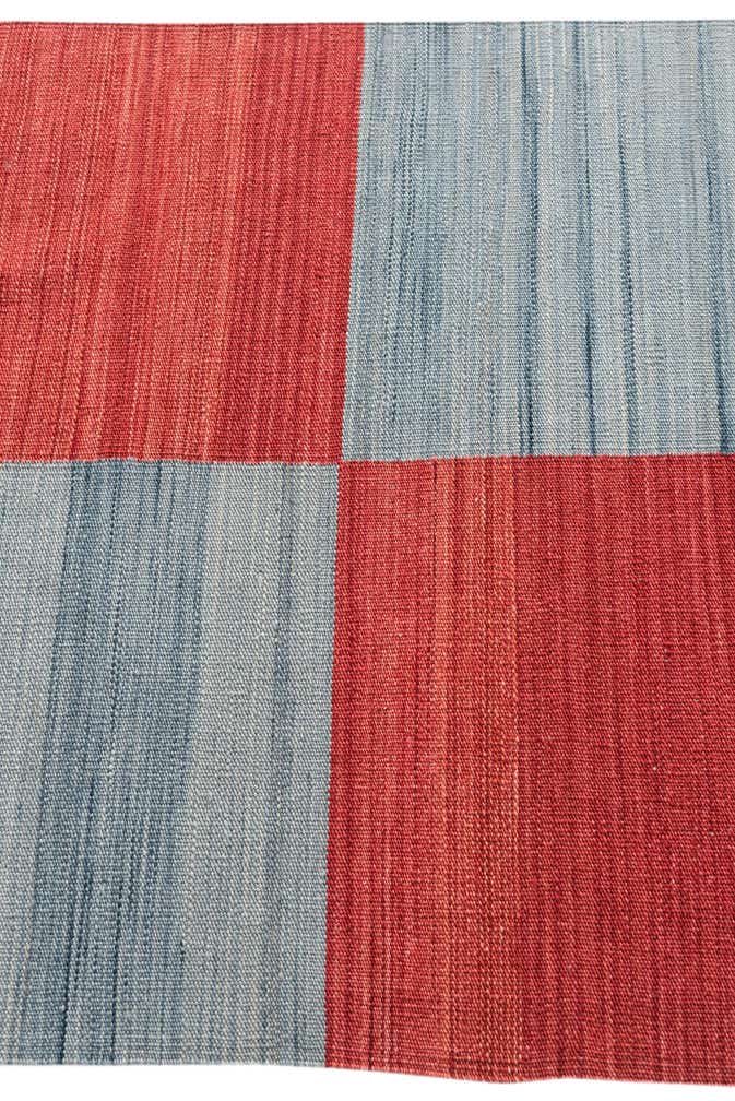 2' 9 x 12' 5 Hand Woven Kilim Modern Wool Runner Rug