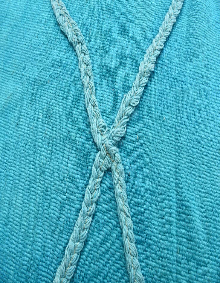 Detail image of 3' 7 x 11' 4  Hand Woven Kilim Modern Wool Runner Rug