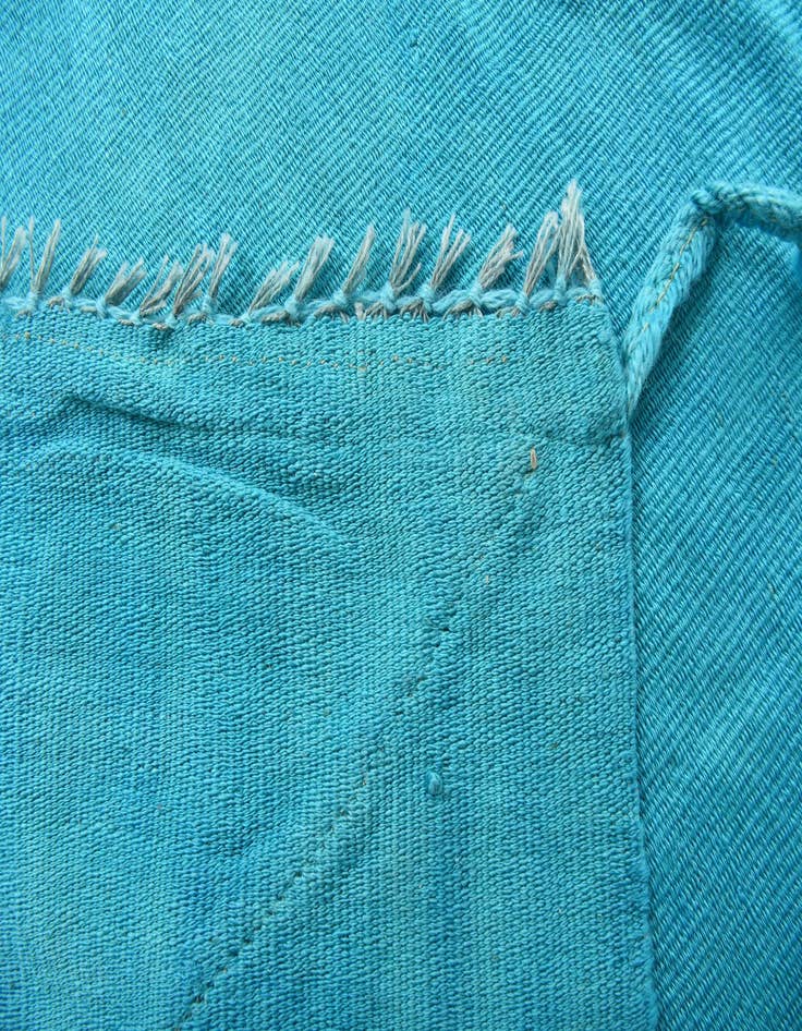 Detail image of 3' 7 x 11' 4  Hand Woven Kilim Modern Wool Runner Rug