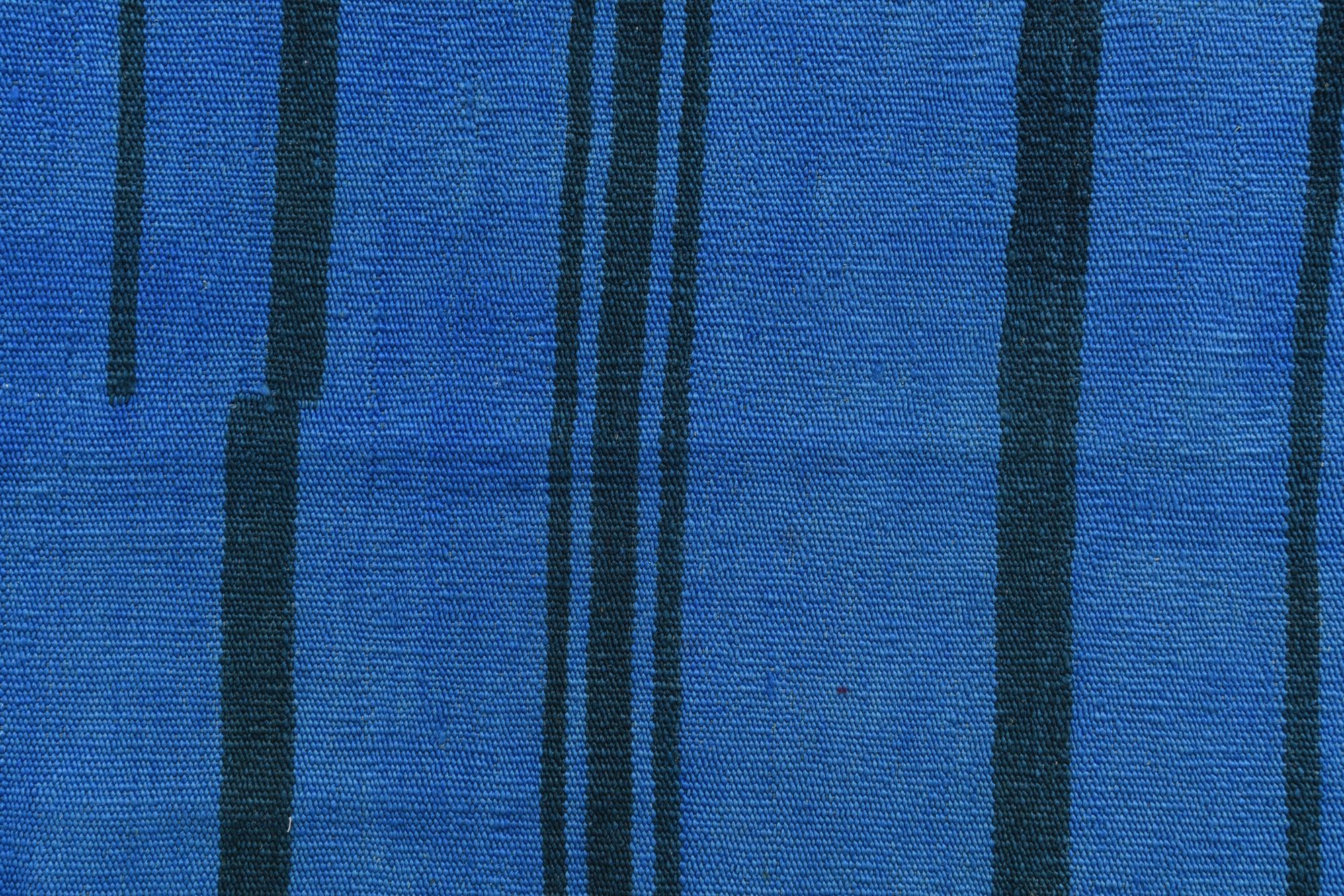 2' 8 x 7' 9 Hand Woven Kilim Modern Wool Runner Rug