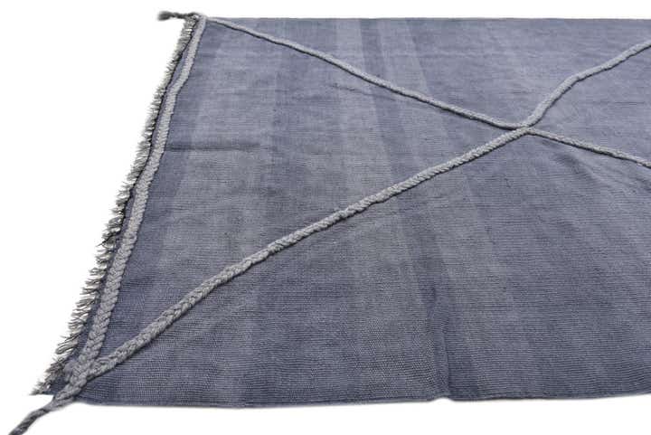 3' 7 x 11' 1 Hand Woven Kilim Modern Wool Runner Rug