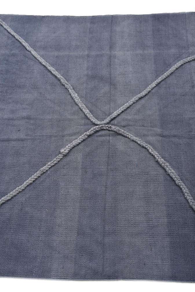 3' 7 x 11' 1 Hand Woven Kilim Modern Wool Runner Rug