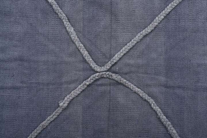 3' 7 x 11' 1 Hand Woven Kilim Modern Wool Runner Rug