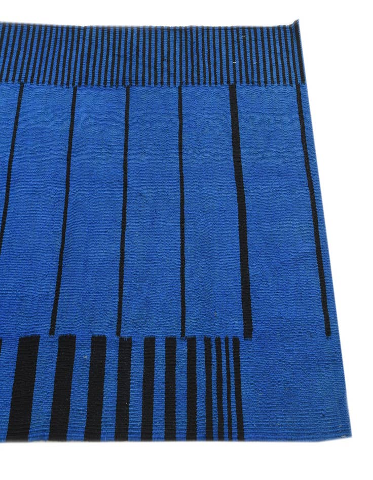Detail image of 2' 9 x 7' 8  Hand Woven Kilim Modern Wool Runner Rug
