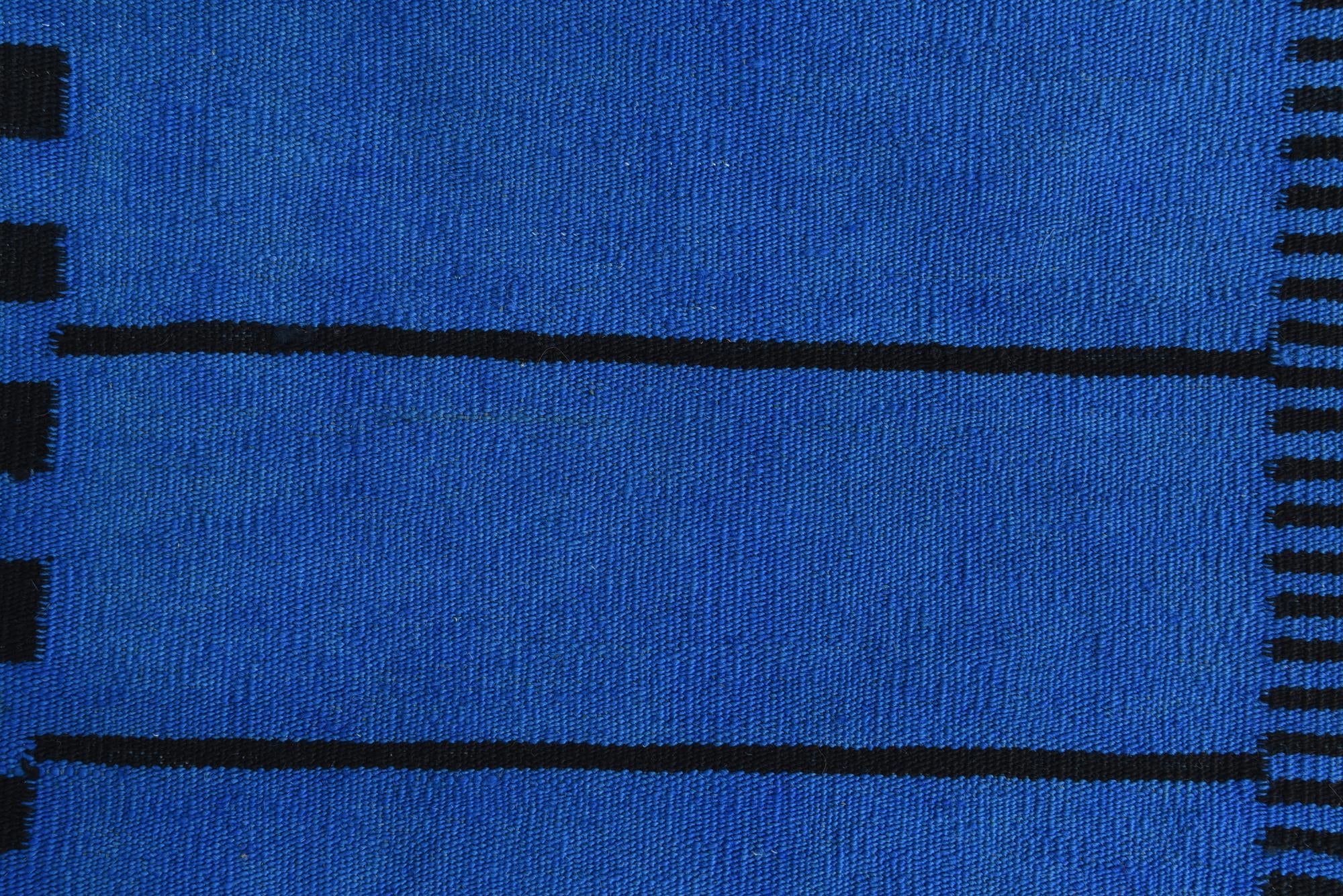 2' 9 x 7' 8 Hand Woven Kilim Modern Wool Runner Rug