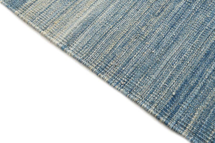 Detail image of 4' 8 x 10' 8 Hand Woven Kilim Modern Wool Runner Rug