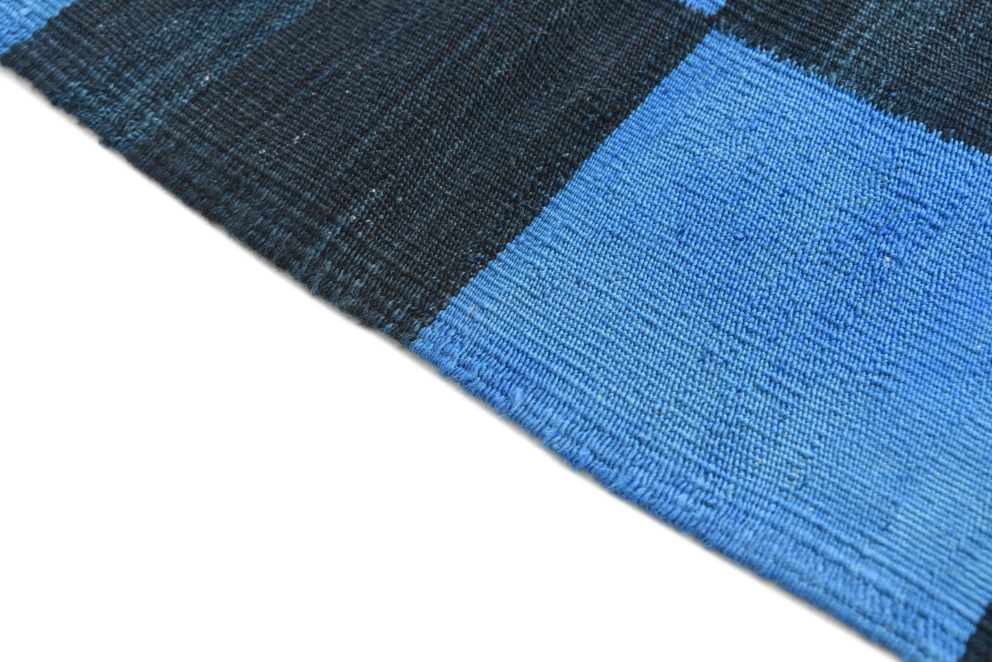 2' 6 x 11' 5 Hand Woven Kilim Modern Wool Runner Rug