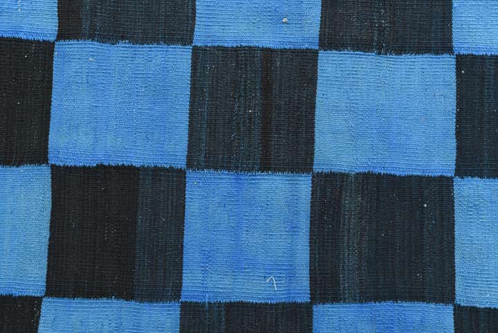 2' 6 x 11' 5 Hand Woven Kilim Modern Wool Runner Rug