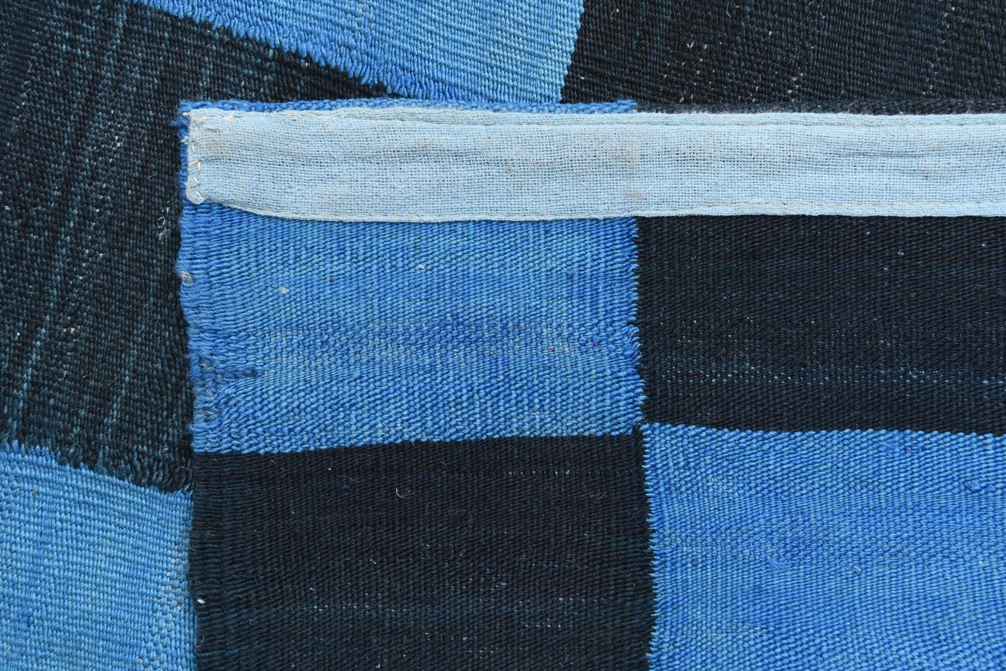 2' 6 x 11' 5 Hand Woven Kilim Modern Wool Runner Rug