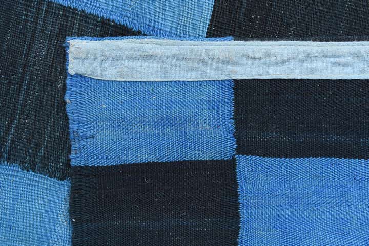 2' 6 x 11' 5 Hand Woven Kilim Modern Wool Runner Rug