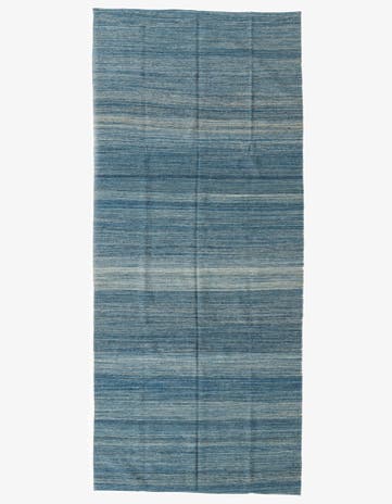 4' 8 x 10' 8 Hand Woven Kilim Modern Wool Runner Rug
