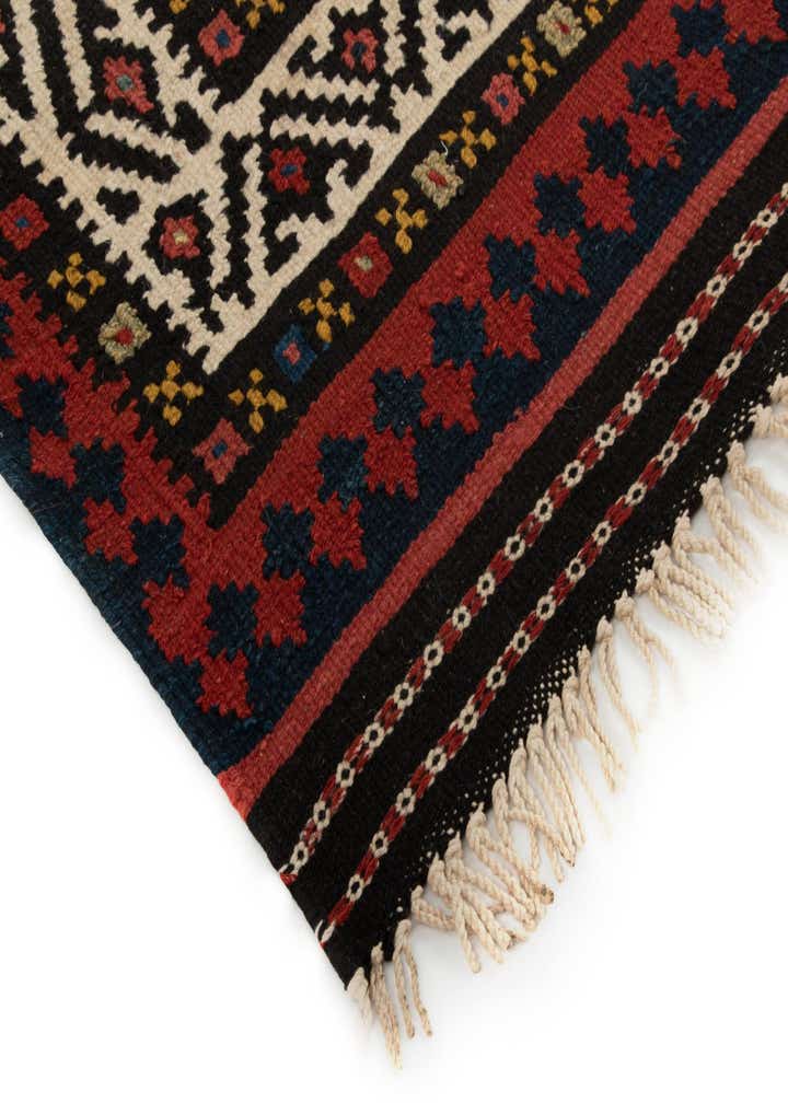 4' 1 x 10' 6 Kilim Wool Runner Rug