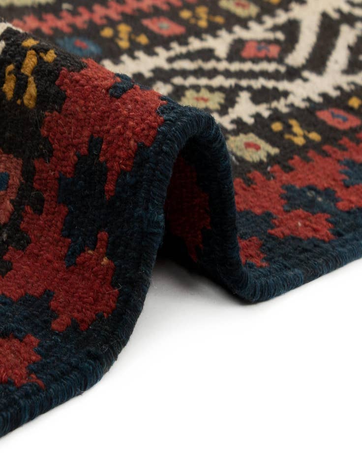 Detail image of 4' 1 x 10' 6 Kilim Wool Runner Rug