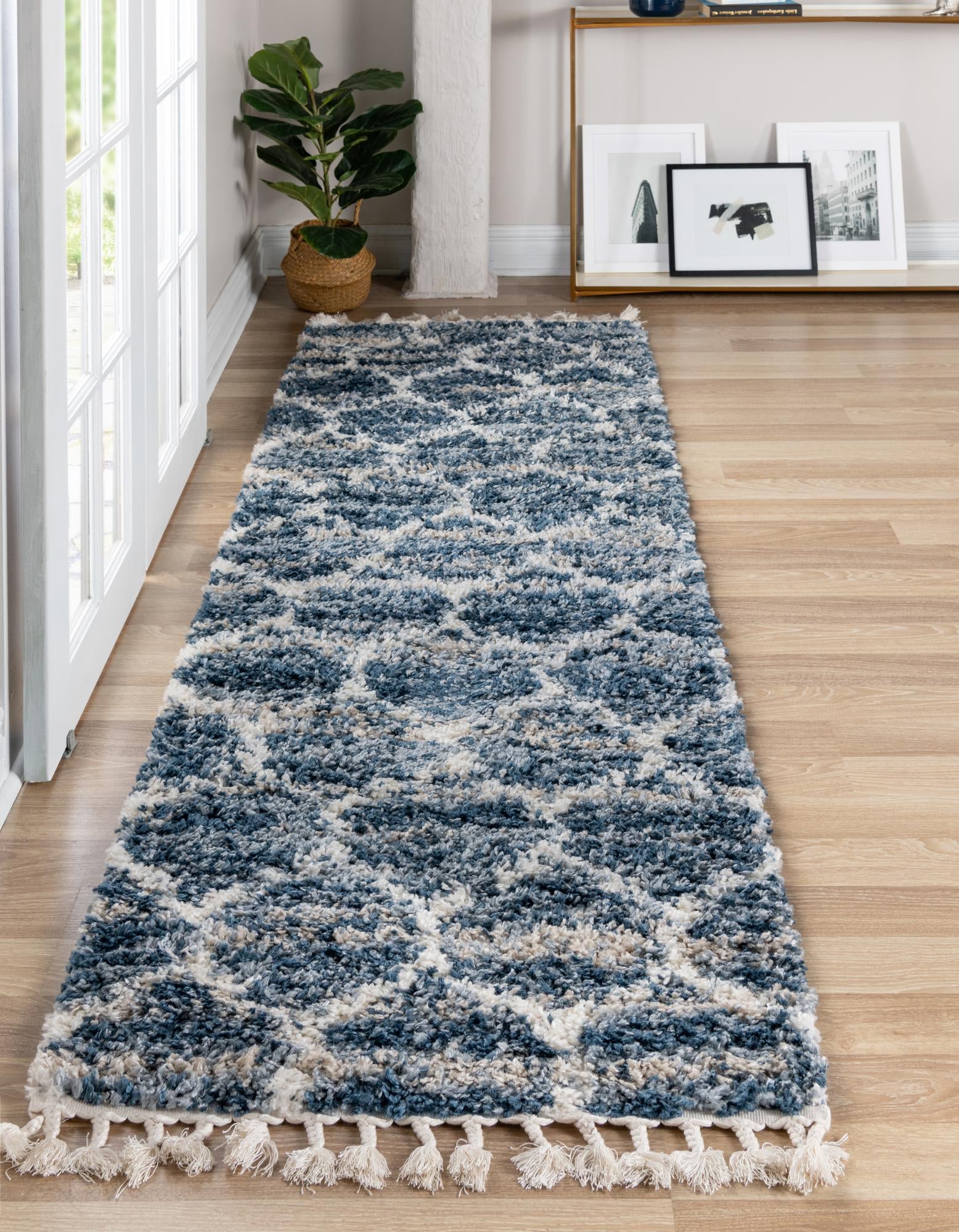 2' 2 x 6' Lagom Shag Runner Rug