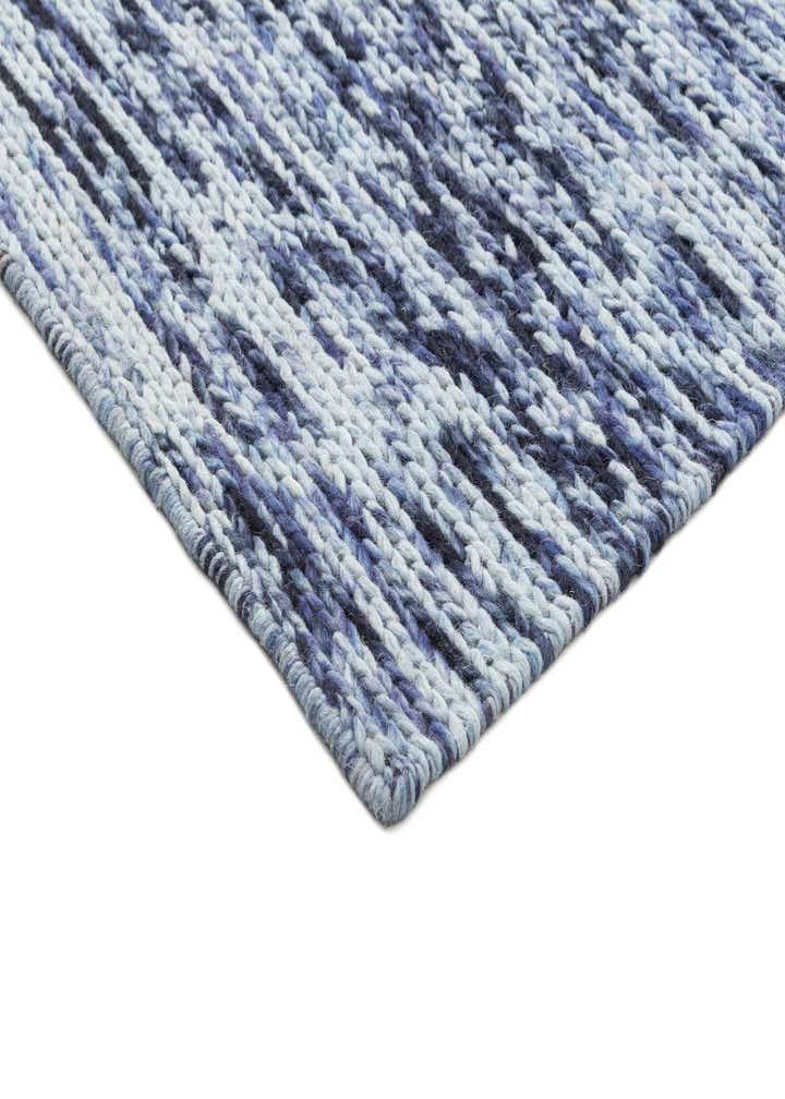 2' 4 x 4' 6 Hand Woven Lana New Zealand Wool Runner Rug