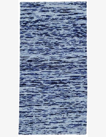 2' 4 x 4' 6 Hand Woven Lana New Zealand Wool Runner Rug