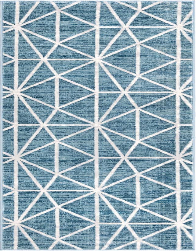 Detail image of 3' x 10' Lattice Trellis Runner Rug