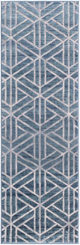 Detail image of 3' x 10' Lattice Trellis Runner Rug