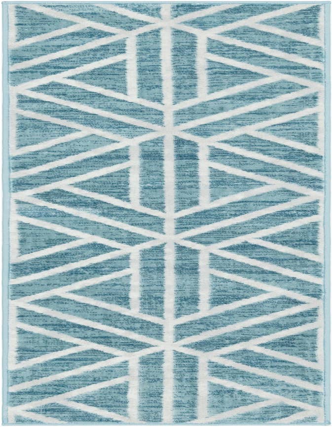 Detail image of 2' x 6' Lattice Trellis Runner Rug