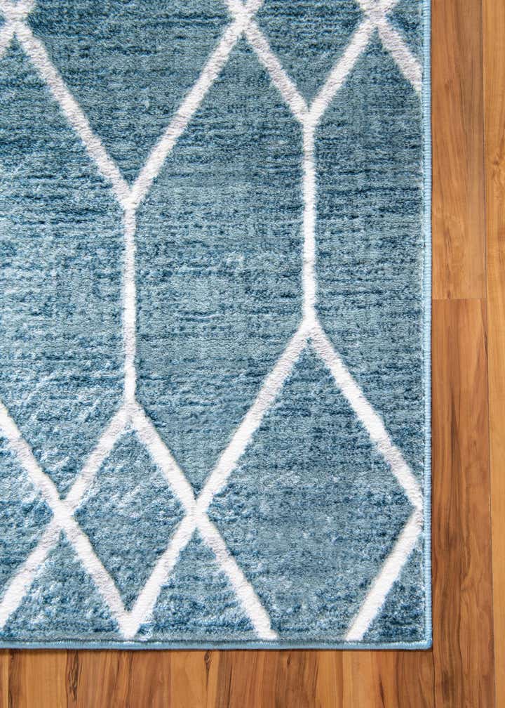 2' 7 x 16' 5 Lattice Trellis Runner Rug