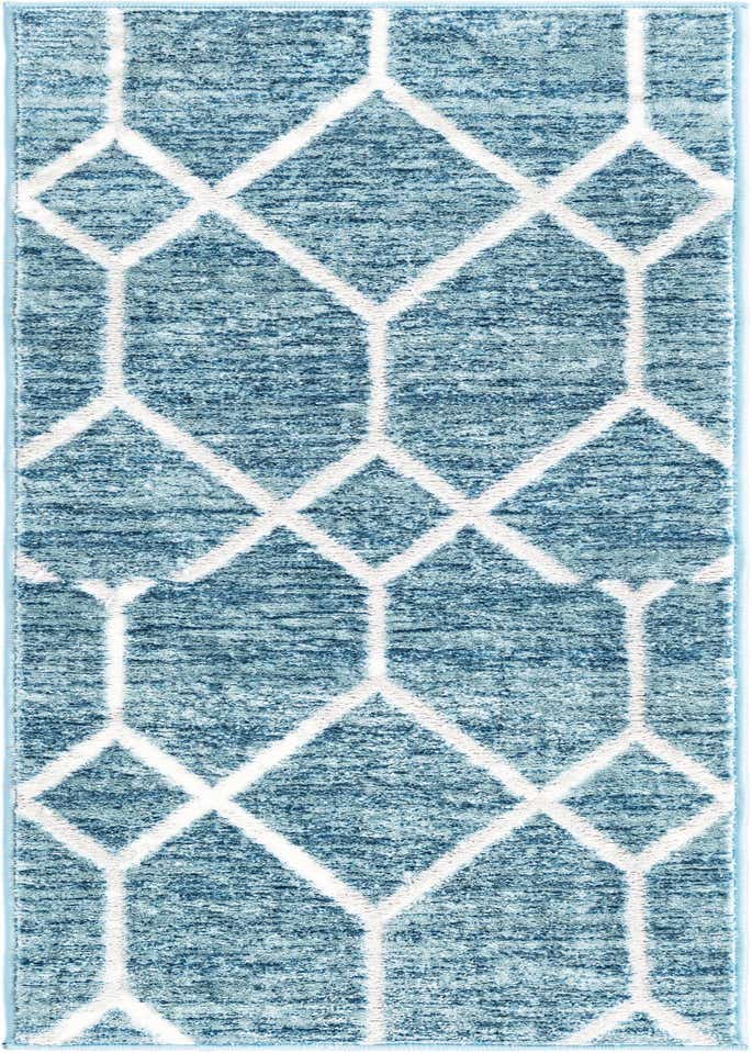 2' x 6' Lattice Trellis Runner Rug