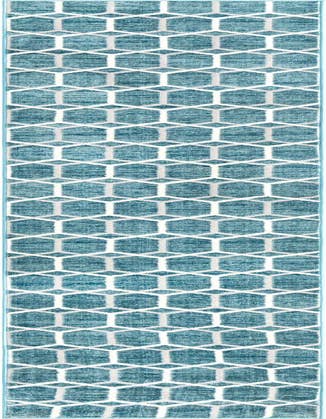 Detail image of 2' 7 x 16' 5 Lattice Trellis Runner Rug