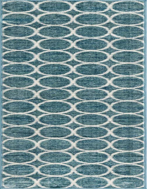 Detail image of 2' x 8' Lattice Trellis Runner Rug