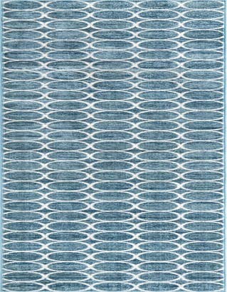 Detail image of 2' 7 x 16' 5 Lattice Trellis Runner Rug