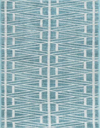 Detail image of 2' 7 x 16' 5 Lattice Trellis Runner Rug