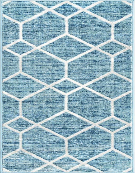 Detail image of 2' x 8' Lattice Trellis Runner Rug