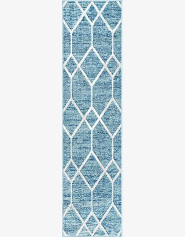 2' x 8' Lattice Trellis Runner Rug