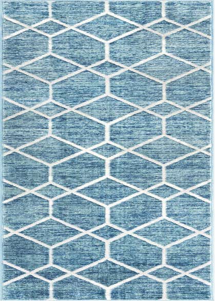 2' 7 x 13' Lattice Trellis Runner Rug