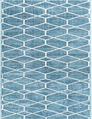 Detail image of 3' x 19' 8 Lattice Trellis Runner Rug