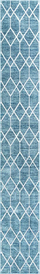 Detail image of 3' x 19' 8 Lattice Trellis Runner Rug