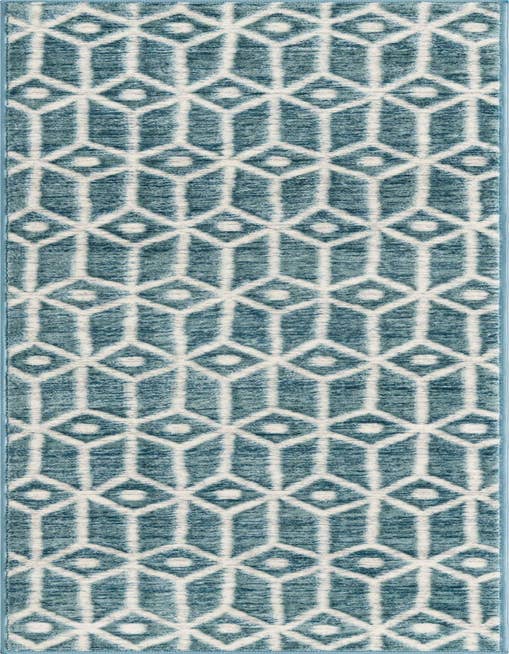 Detail image of 2' x 8' Lattice Trellis Runner Rug