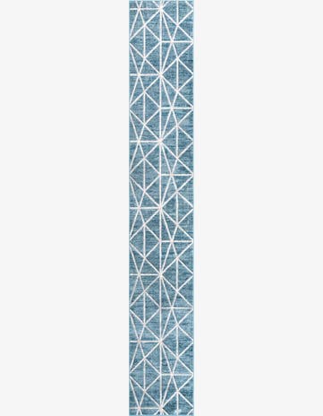 2' 7 x 16' 5 Lattice Trellis Runner Rug