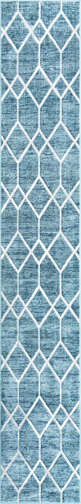 Primary image 2' 7 x 16' 5 Lattice Trellis Runner Rug
