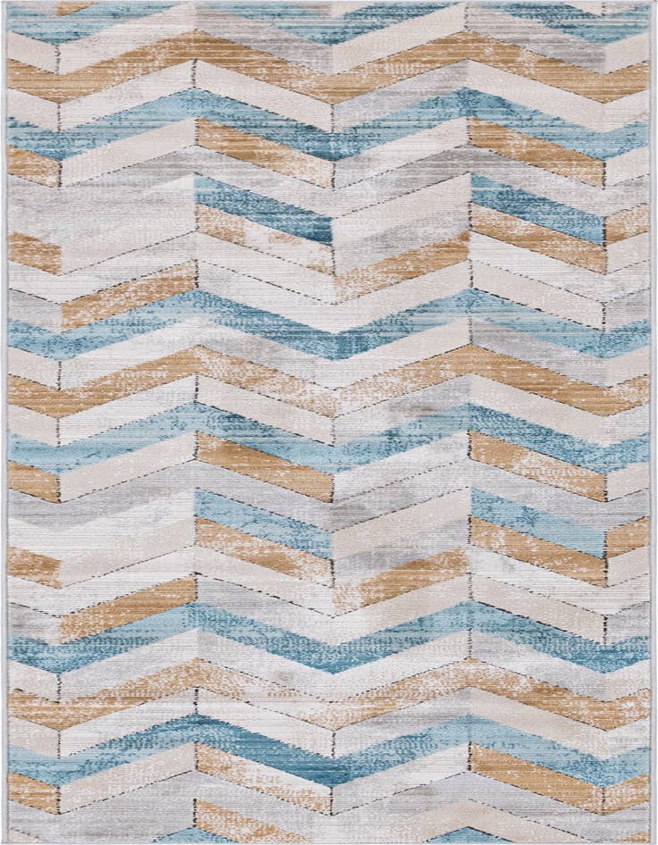 Detail image of 2' 7 x 10' Leipzig Runner Rug