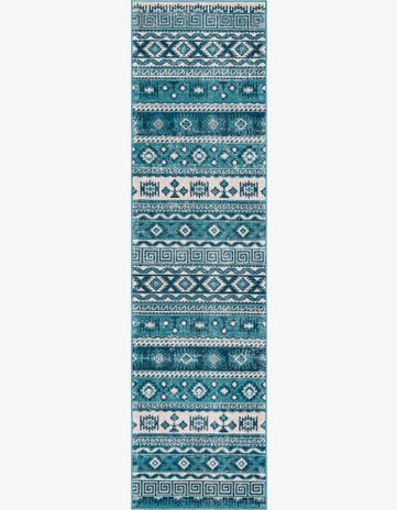 Blue Lucerne Runner Rug