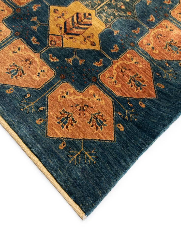 Detail image of 3' 2 x 9' 1 Luribaft Wool Runner Rug