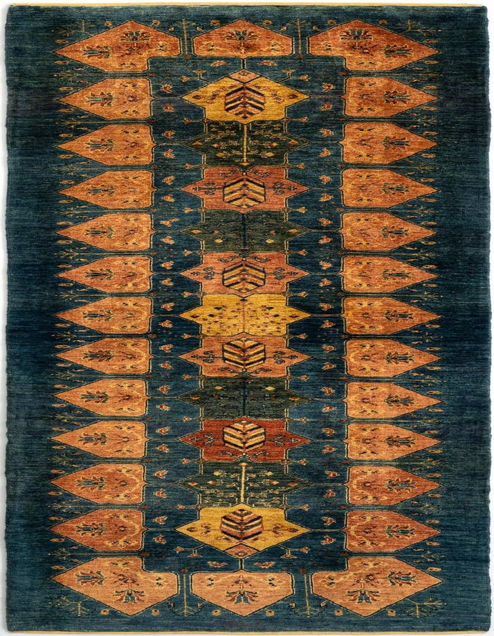 Detail image of 3' 2 x 9' 1 Luribaft Wool Runner Rug