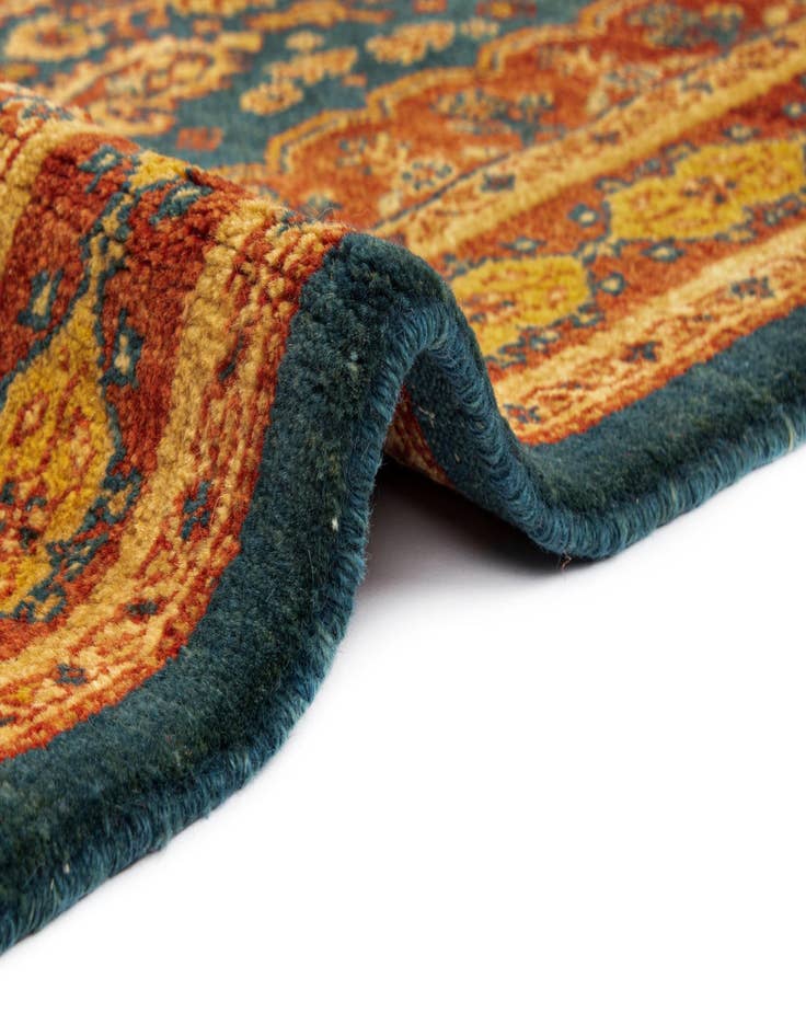 Detail image of 2' 9 x 9' 8 Luribaft Wool Runner Rug