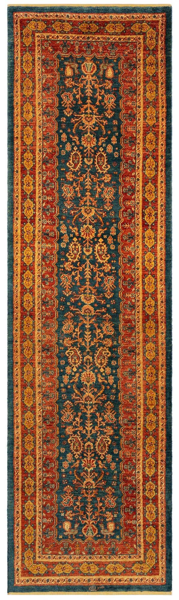 2' 9 x 9' 8 Luribaft Wool Runner Rug