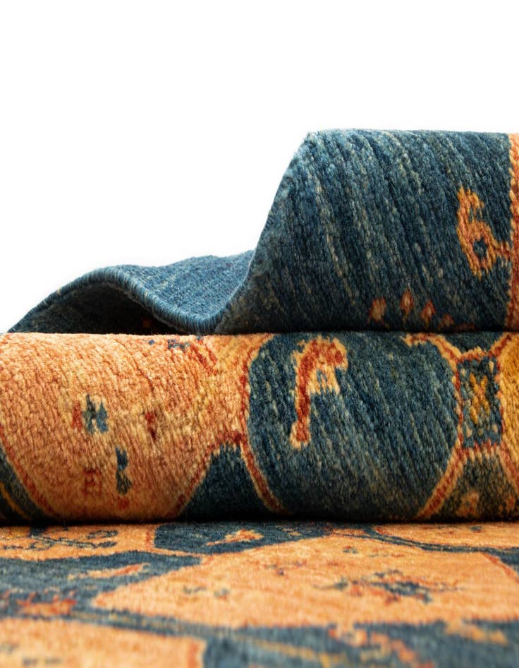 Detail image of 3' 2 x 10' 4 Luribaft Wool Runner Rug