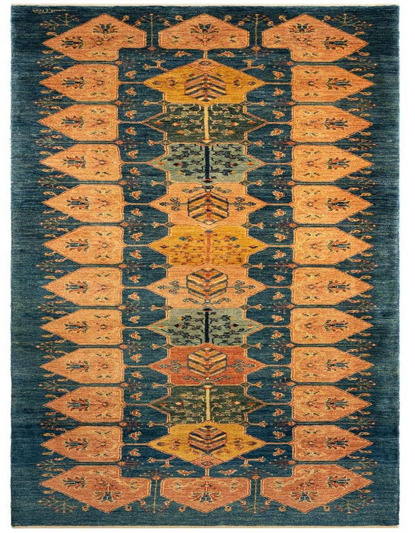 Detail image of 3' 2 x 10' 4 Luribaft Wool Runner Rug