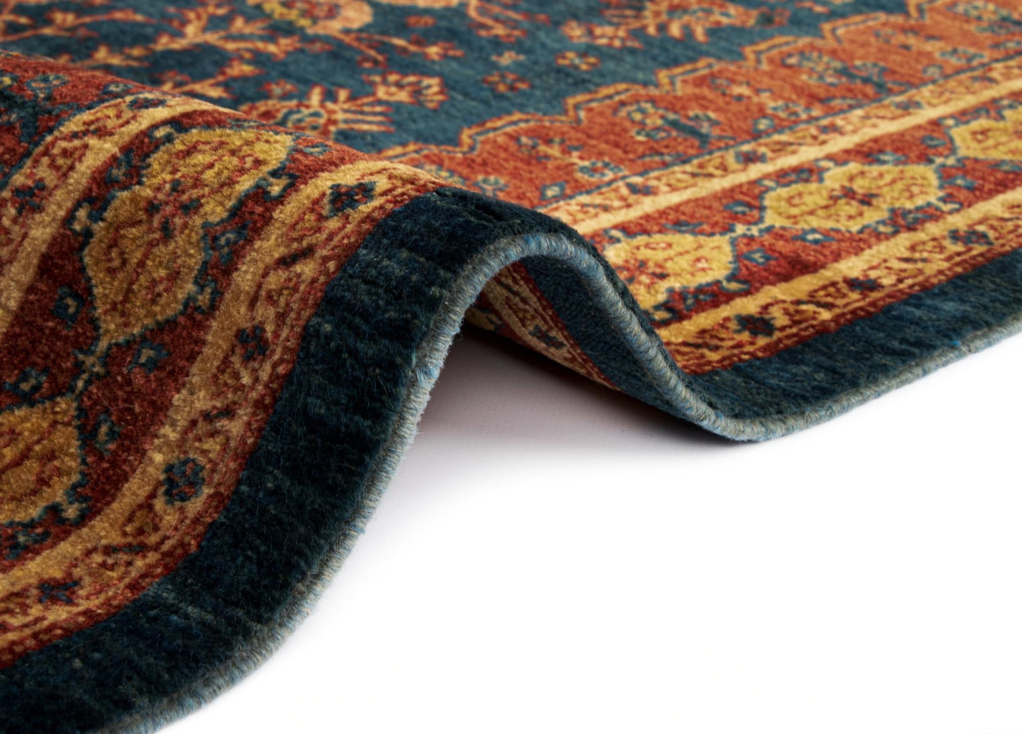 2' 9 x 9' 5 Luribaft Wool Runner Rug