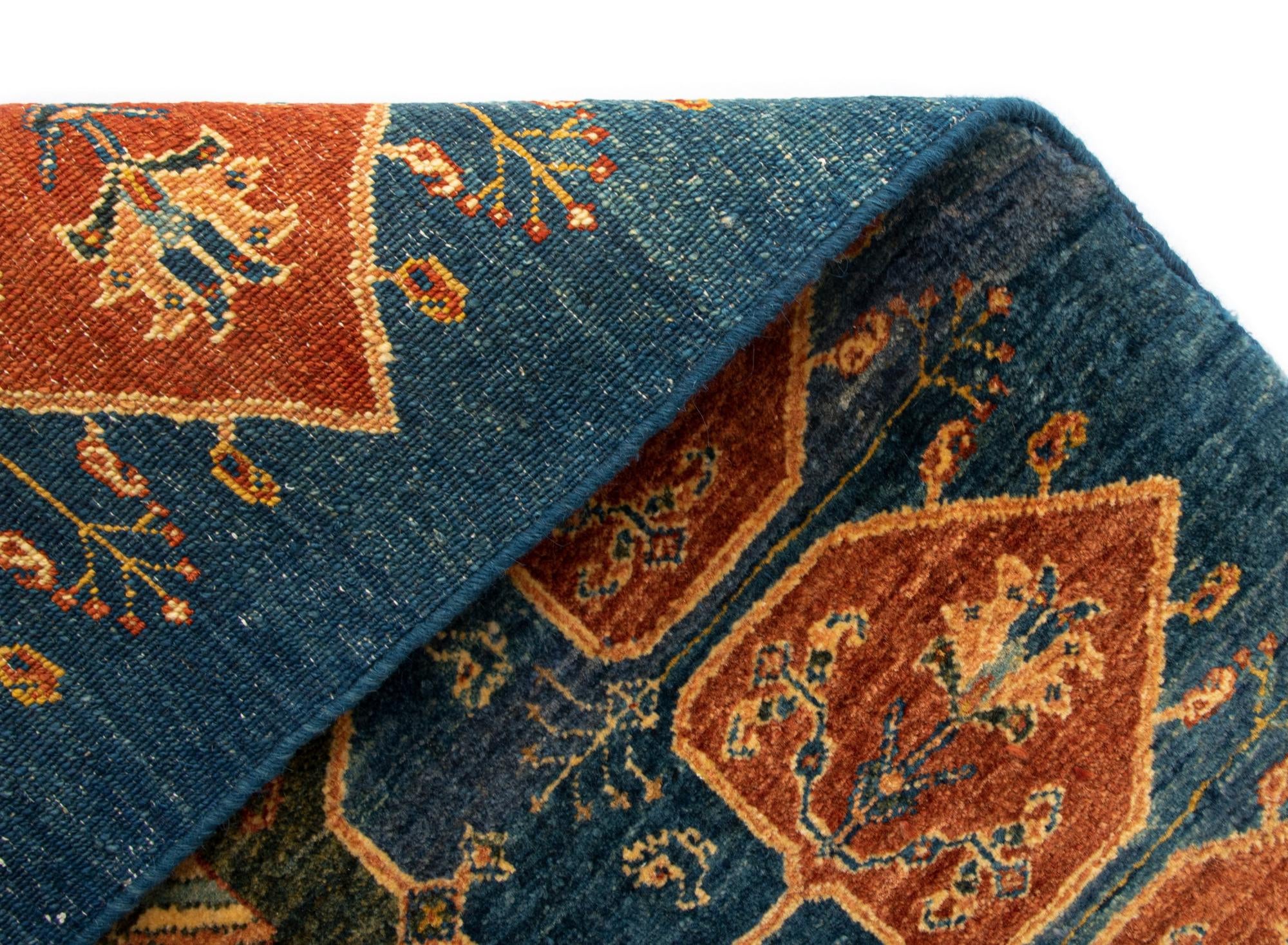 3' x 9' 4 Luribaft Wool Runner Rug