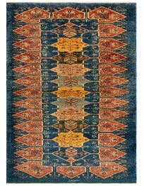 Detail image of 3' x 9' 4 Luribaft Wool Runner Rug